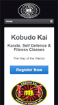 Mobile Screenshot of kobudokaimartialarts.com.au